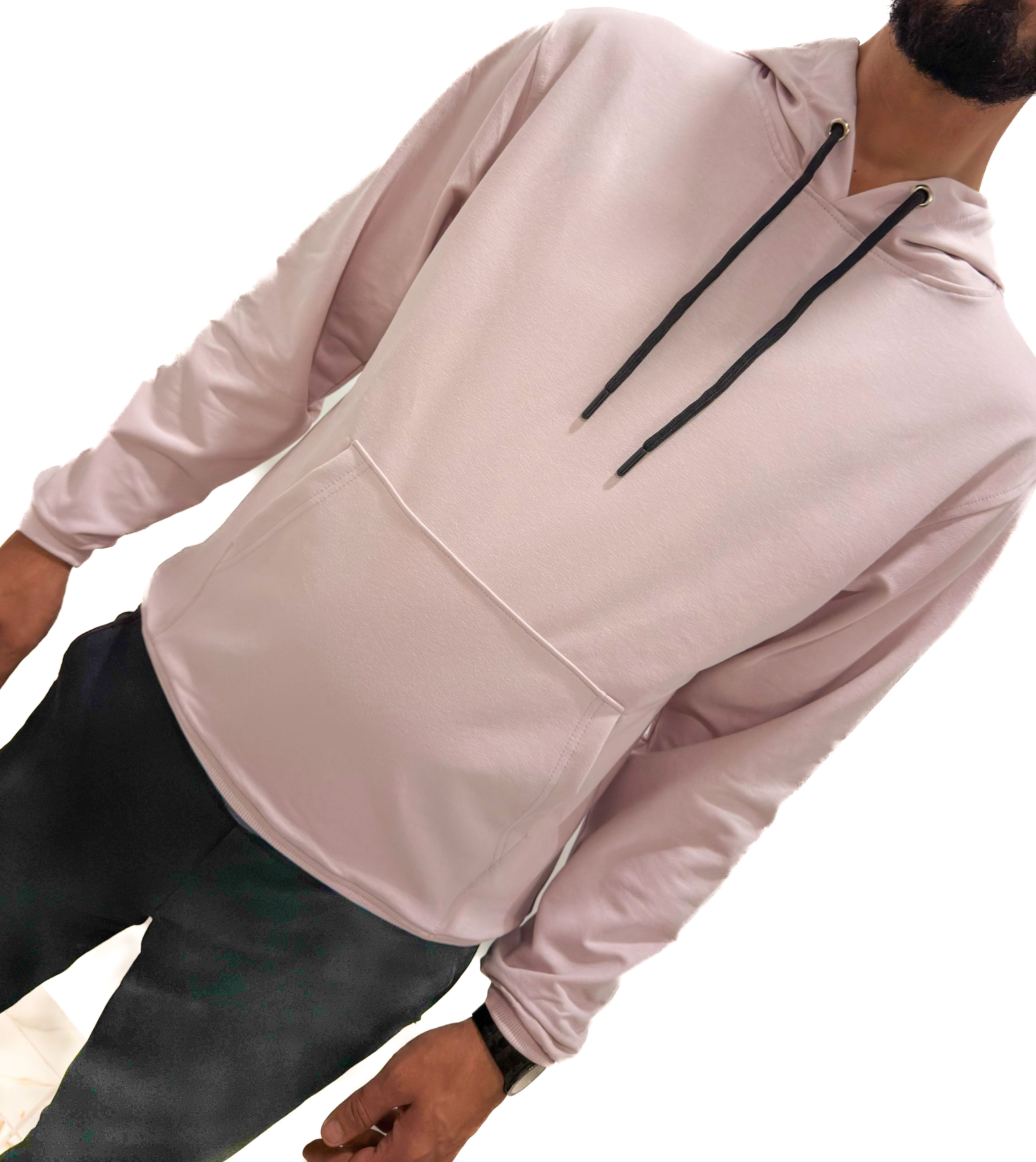UniSex Bay ve Bayan Kapşonlu Sweatshirt Lila