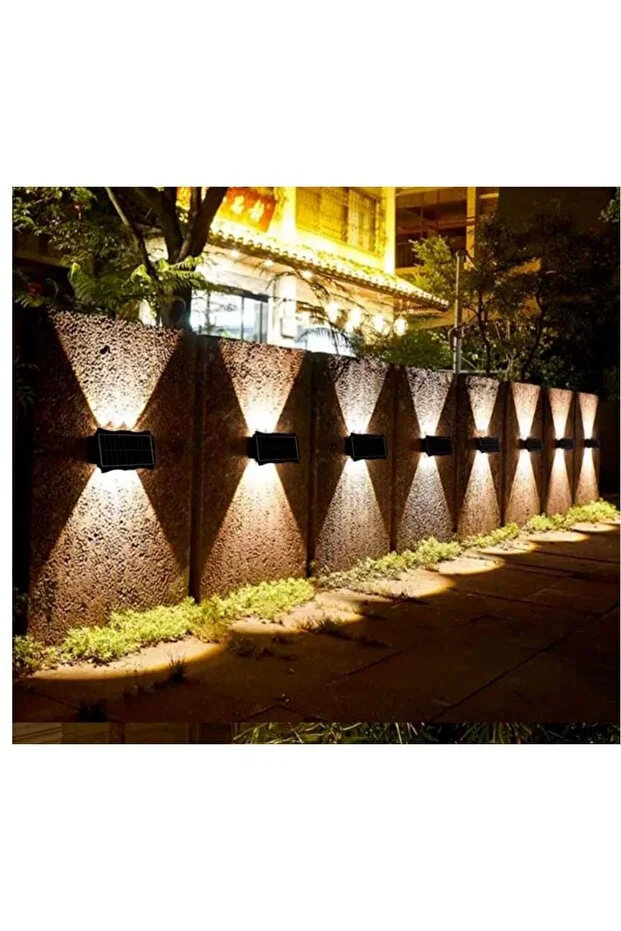 Güneş Enerjili Led Aplik - Solar Enerjili Bahçe Aydınlatma