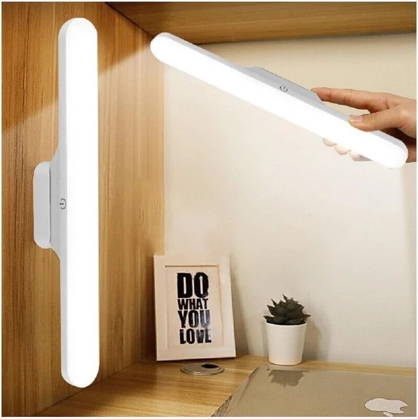 Mıknatıslı Şarjlı Led Işık Micro Usb Şarjlı Kablosuz Led Lamba 3 Farklı Işık Led Aplik KML120