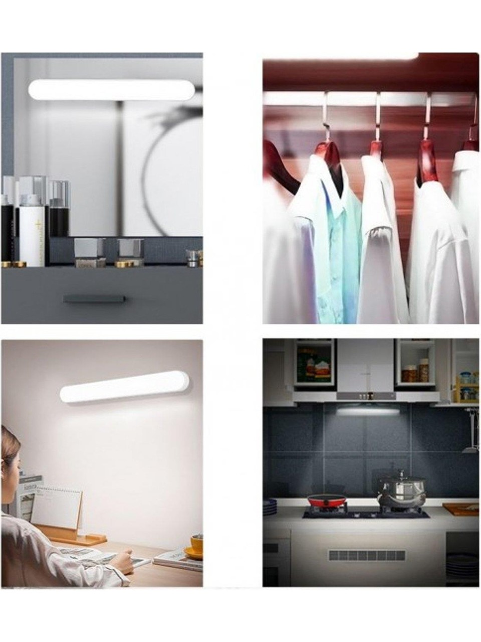 Mıknatıslı Şarjlı Led Işık Micro Usb Şarjlı Kablosuz Led Lamba 3 Farklı Işık Led Aplik KML120