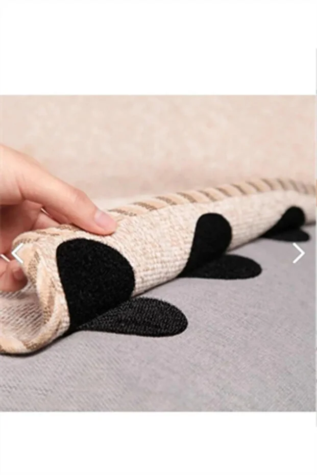 10 ADET Halı Kilim Koltuk Örtüsü Sabitleyici Kaydırmaz Cırt Yıkanabilir Kendinden Yapışkanlı Ped