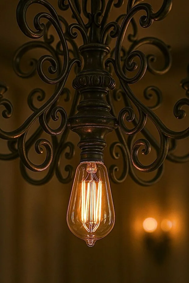 Rustik 4w Led Ampul Vintage Uzun Filament Amber E-27