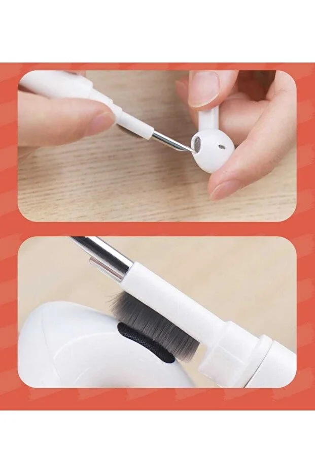 Klavye Bilgisayar Kulaklık Temizleme Araçları Tuş Çektirme Seti 5 Li Temizlik Fırca Set