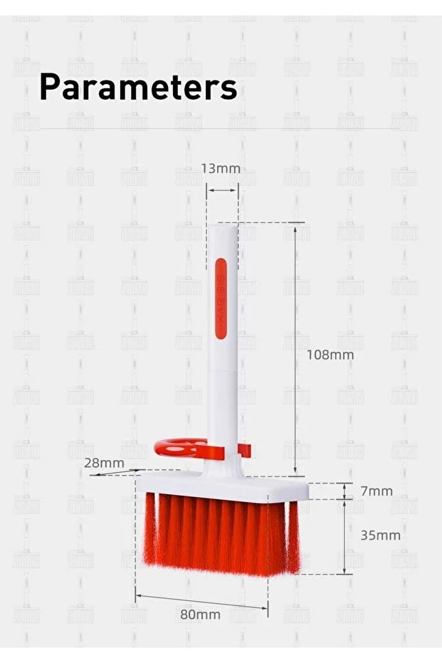 Klavye Bilgisayar Kulaklık Temizleme Araçları Tuş Çektirme Seti 5 Li Temizlik Fırca Set