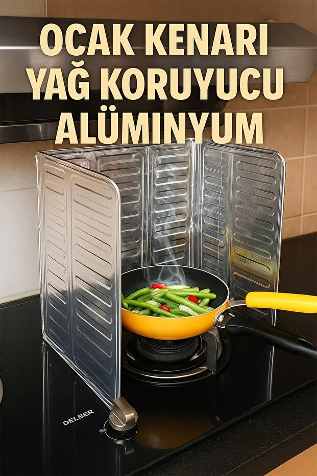 OCAK KENARI YAĞ KORUYUCU İNCE ALÜMİNYUM