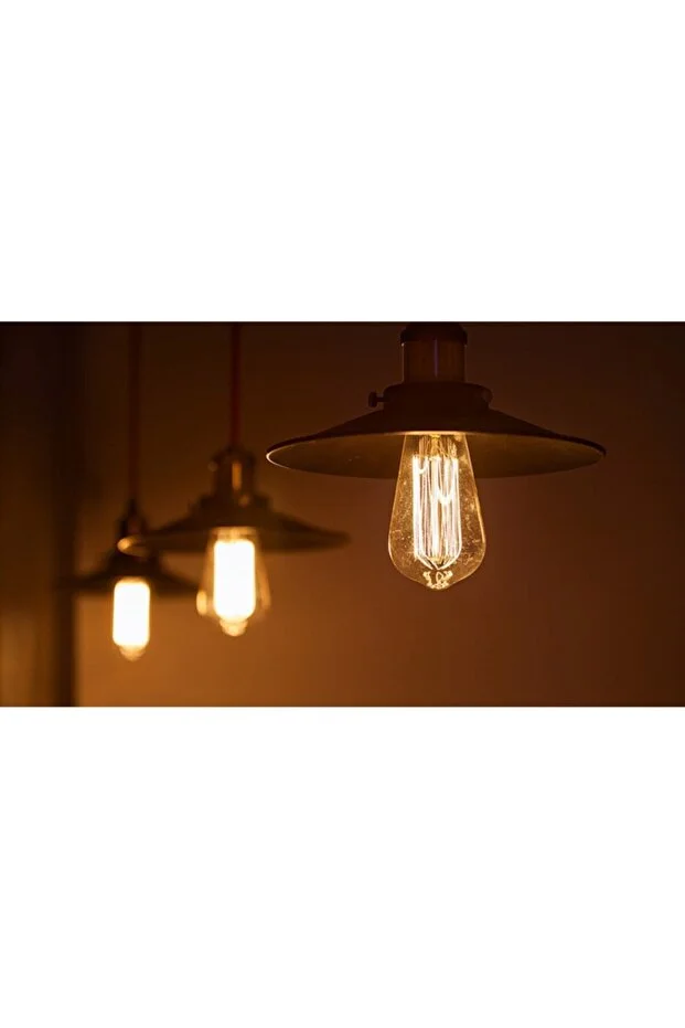 Rustik 4w Led Ampul Vintage Uzun Filament Amber E-27