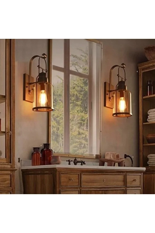 Rustik 4w Led Ampul Vintage Uzun Filament Amber E-27